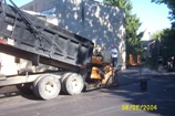 Installing asphalt